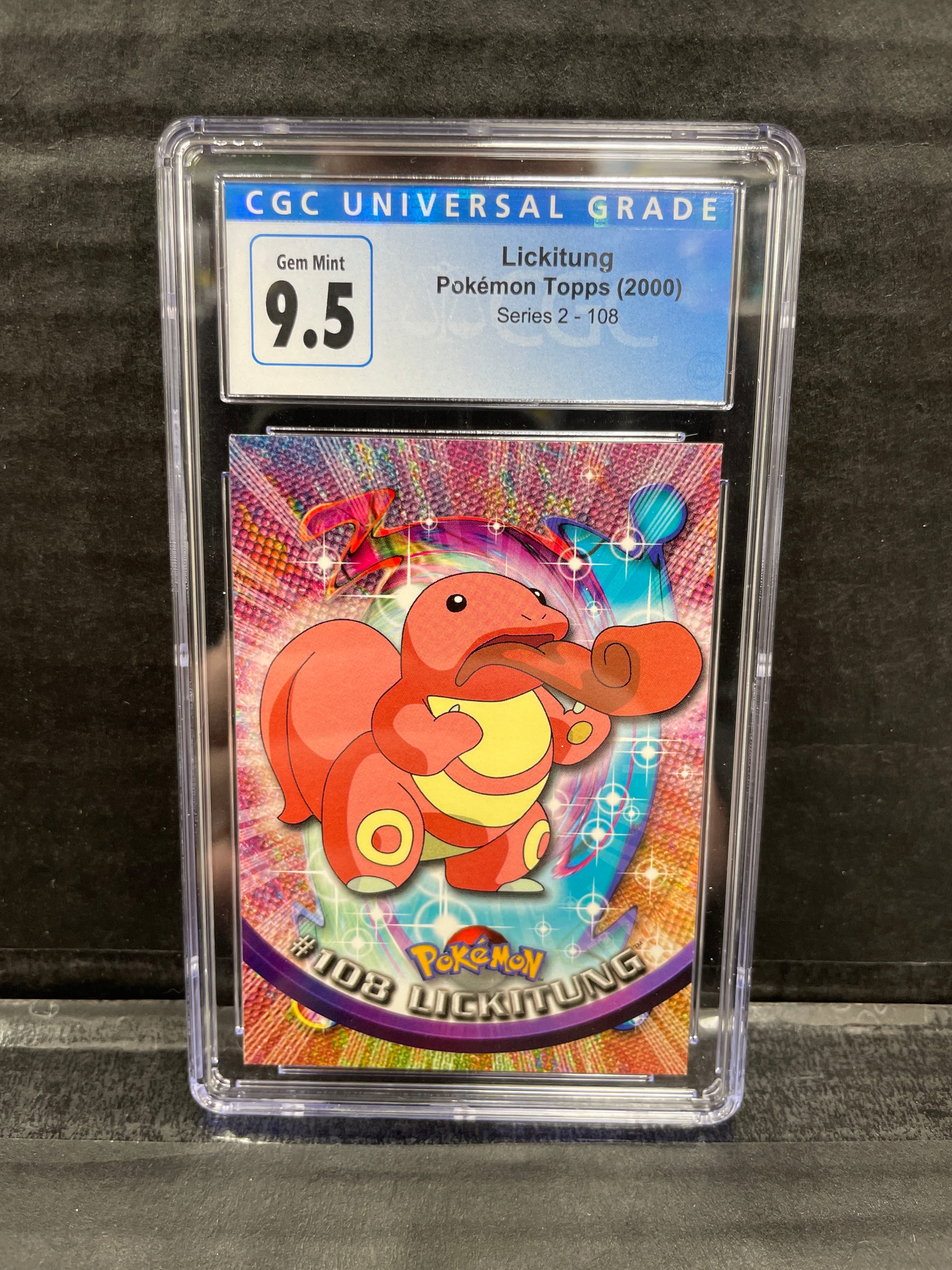 Pokmon Lickitung 108 Topps Series 2 CGC 9.5 Zapp! Comics Pokmon Lickitung 108 Topps Series 2 CGC 9.5 Zapp! Comics