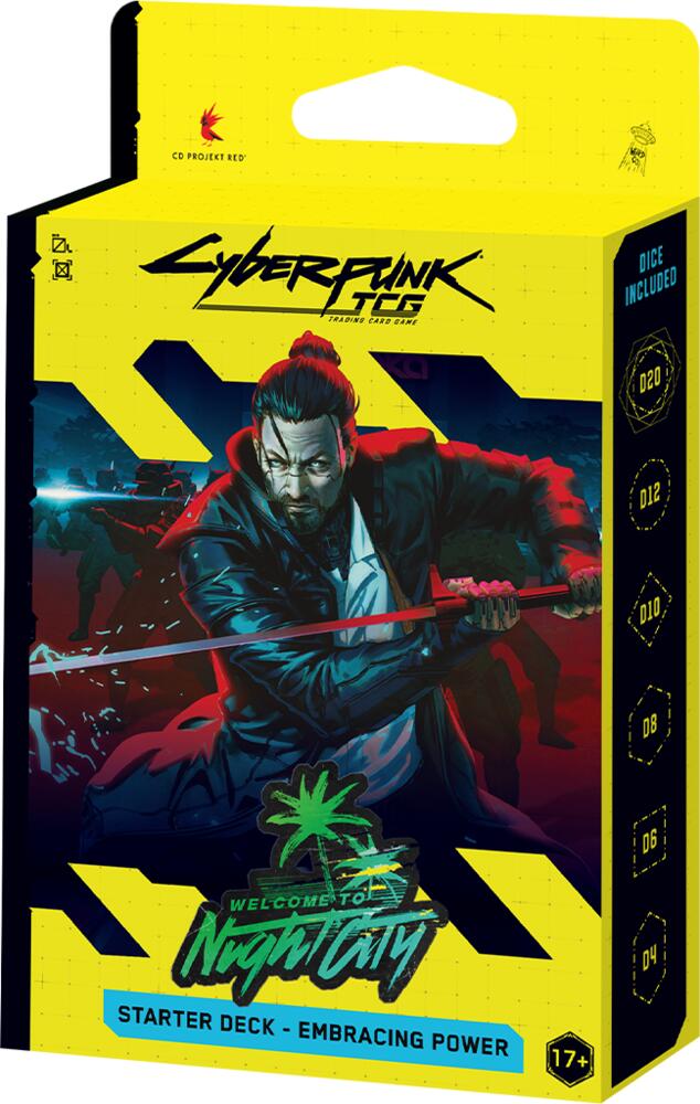 Cyberpunk Welcome to Night City TCG Starter Deck - Embracing Power