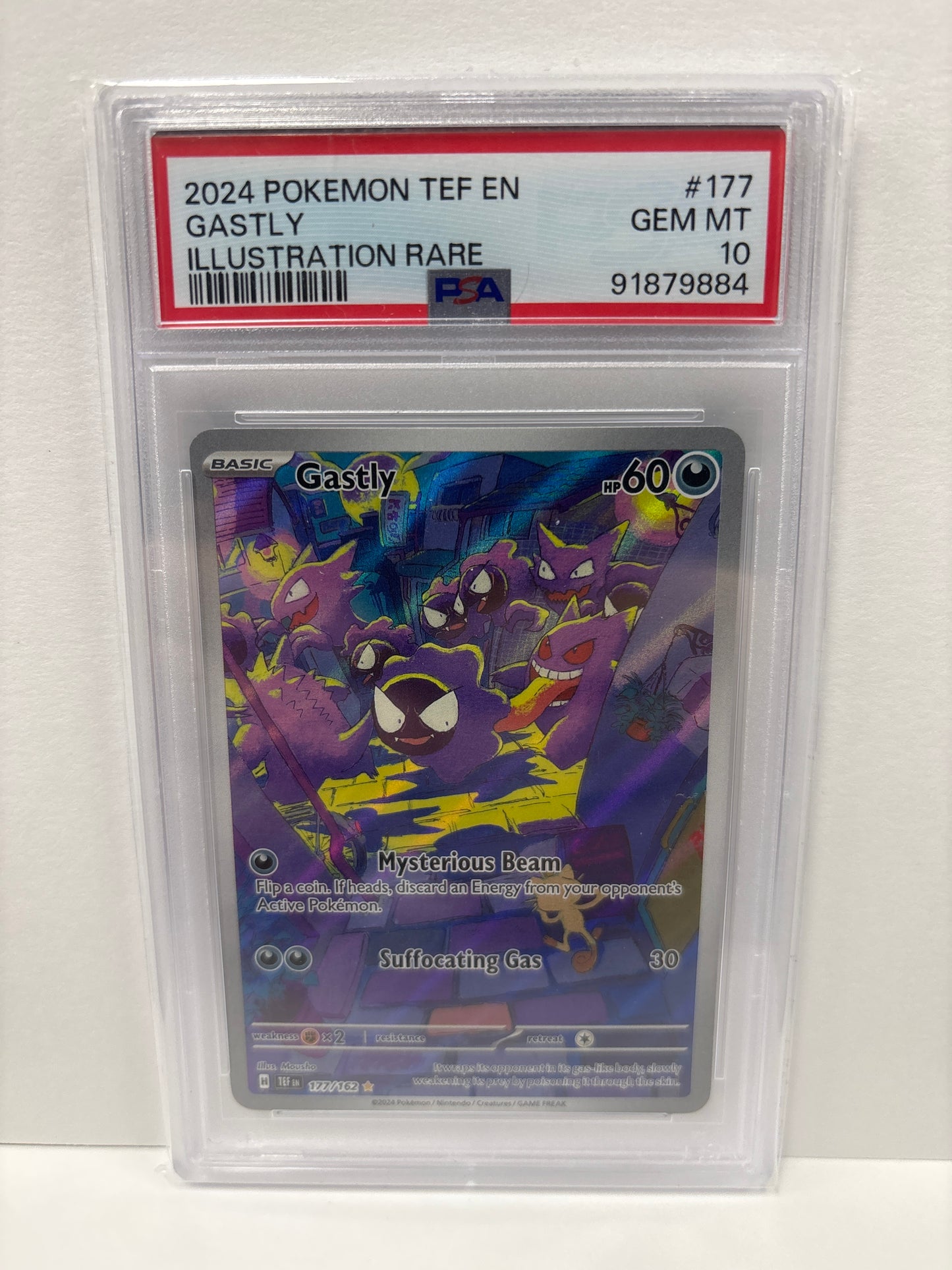 Pokemon Gastly 177/162 PSA 10