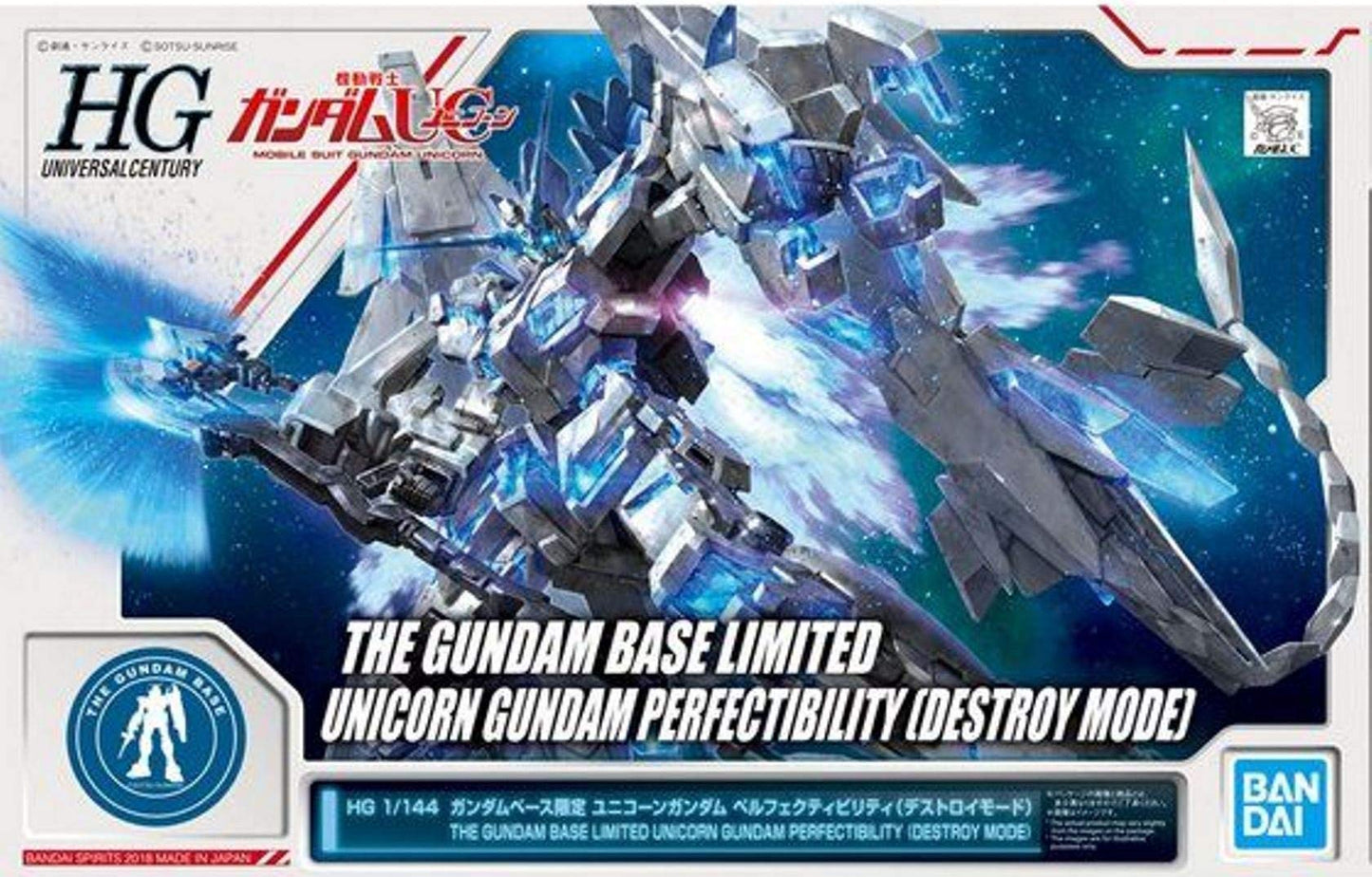 Gundam HG Unicorn Gundam Perfectibility (Destroy Mode) Gundam Base Limited