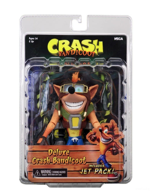 NECA Deluxe Crash Bandicoot with Jet Pack
