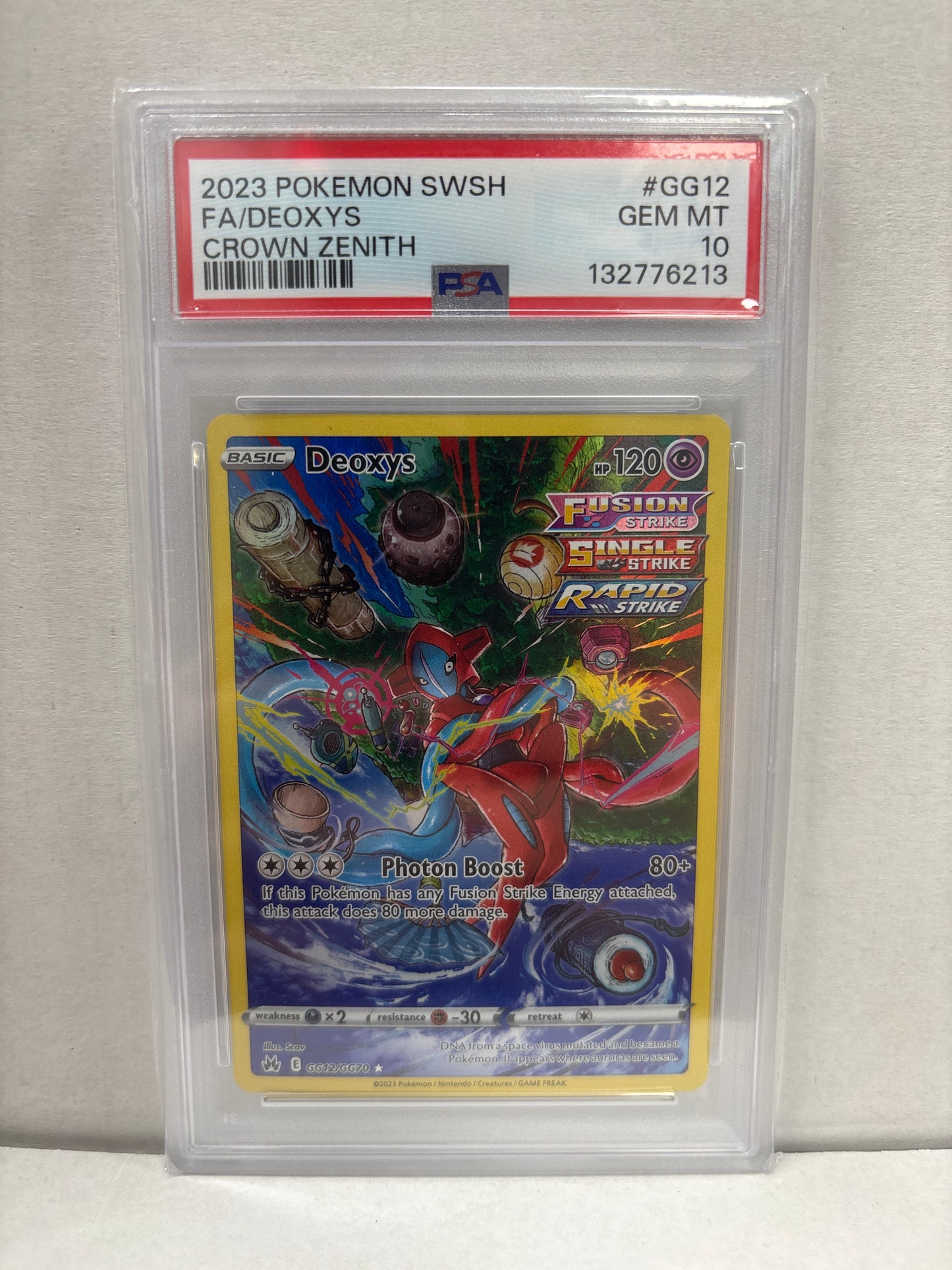Pokemon Deoxys GG12/GG70 PSA 10