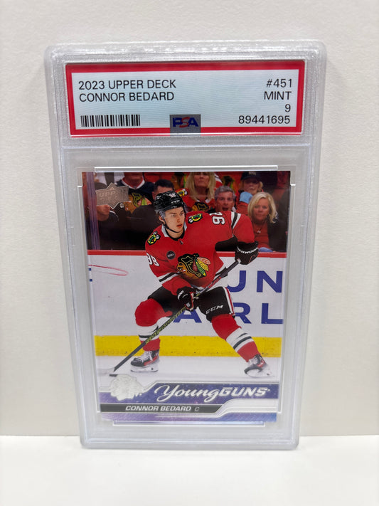 2023 Upper Deck Connor Bedard #451 PSA 9
