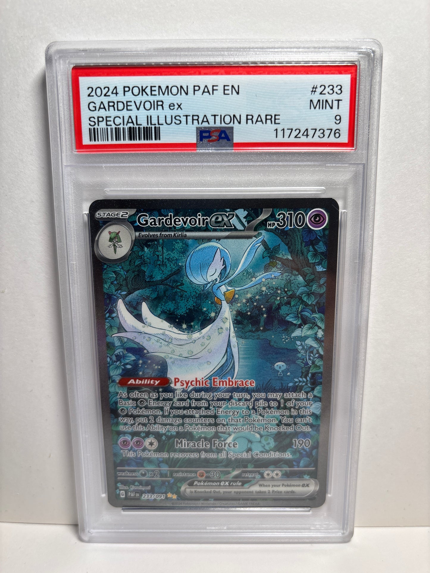 Pokemon Gardevoir ex 233/091 PSA 9