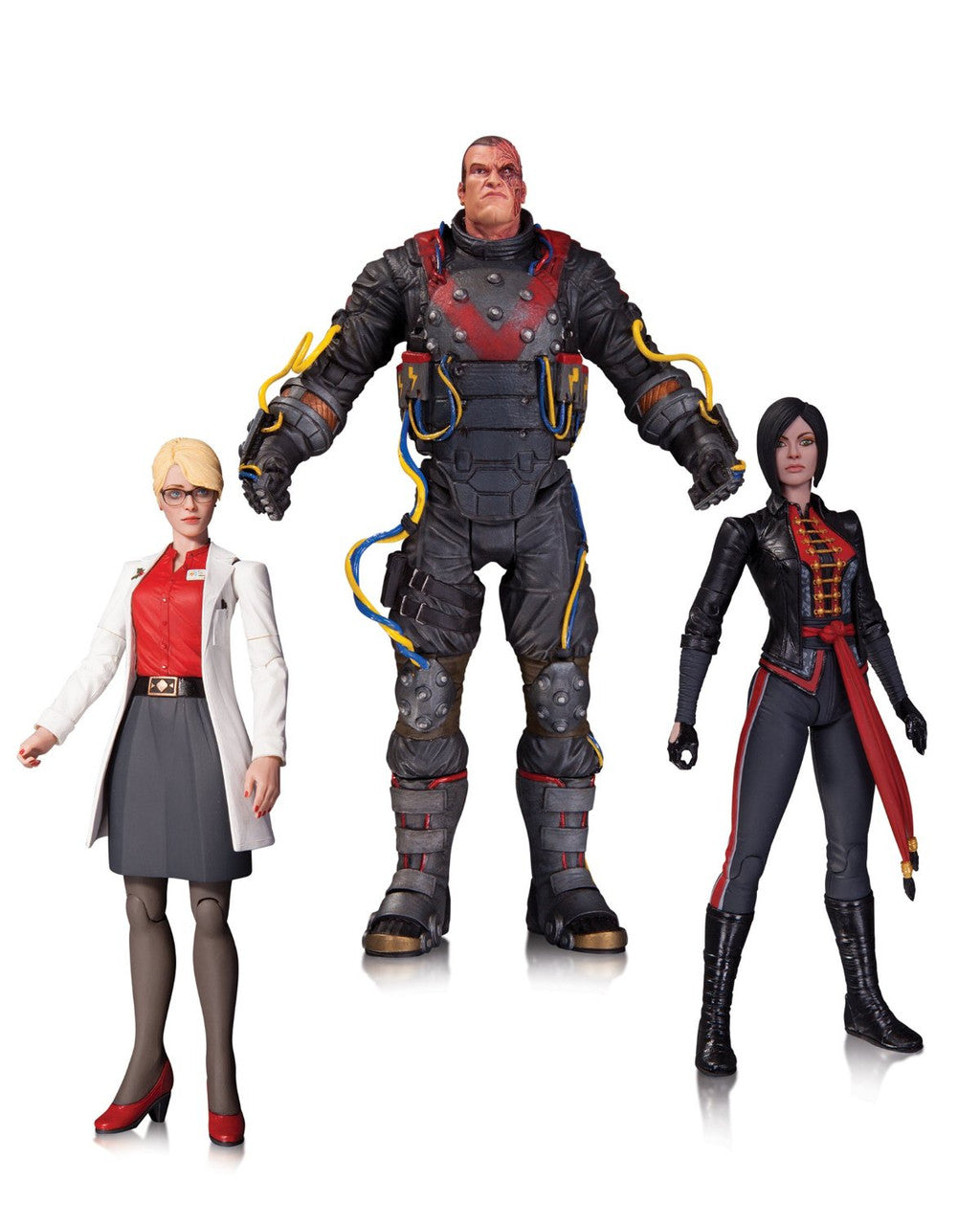 DC Collectibles Batman Arkham Origins Dr. Harleen Quinzel, Electrocutioner & Lady Shiva