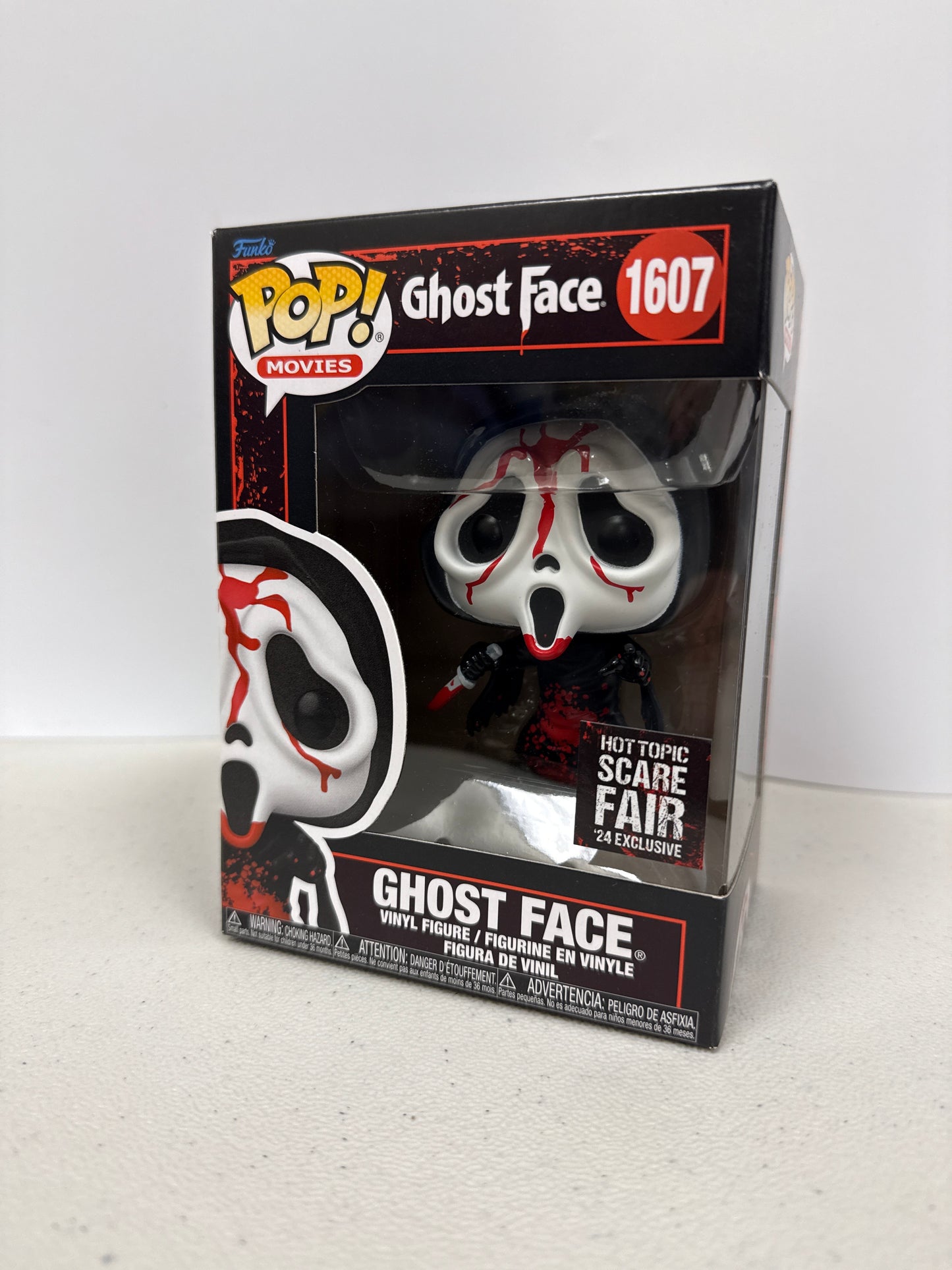 Funko Pop! Ghost Face 1607 Hot Topic Scare Fair ‘24 Exclusive (Grade A)