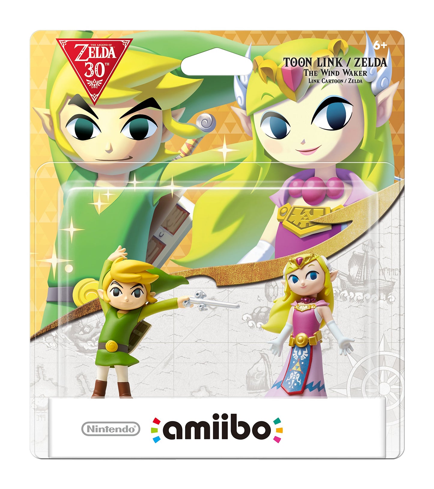 Amiibo The Legend of Zelda Toon Link / Zelda Wind Waker