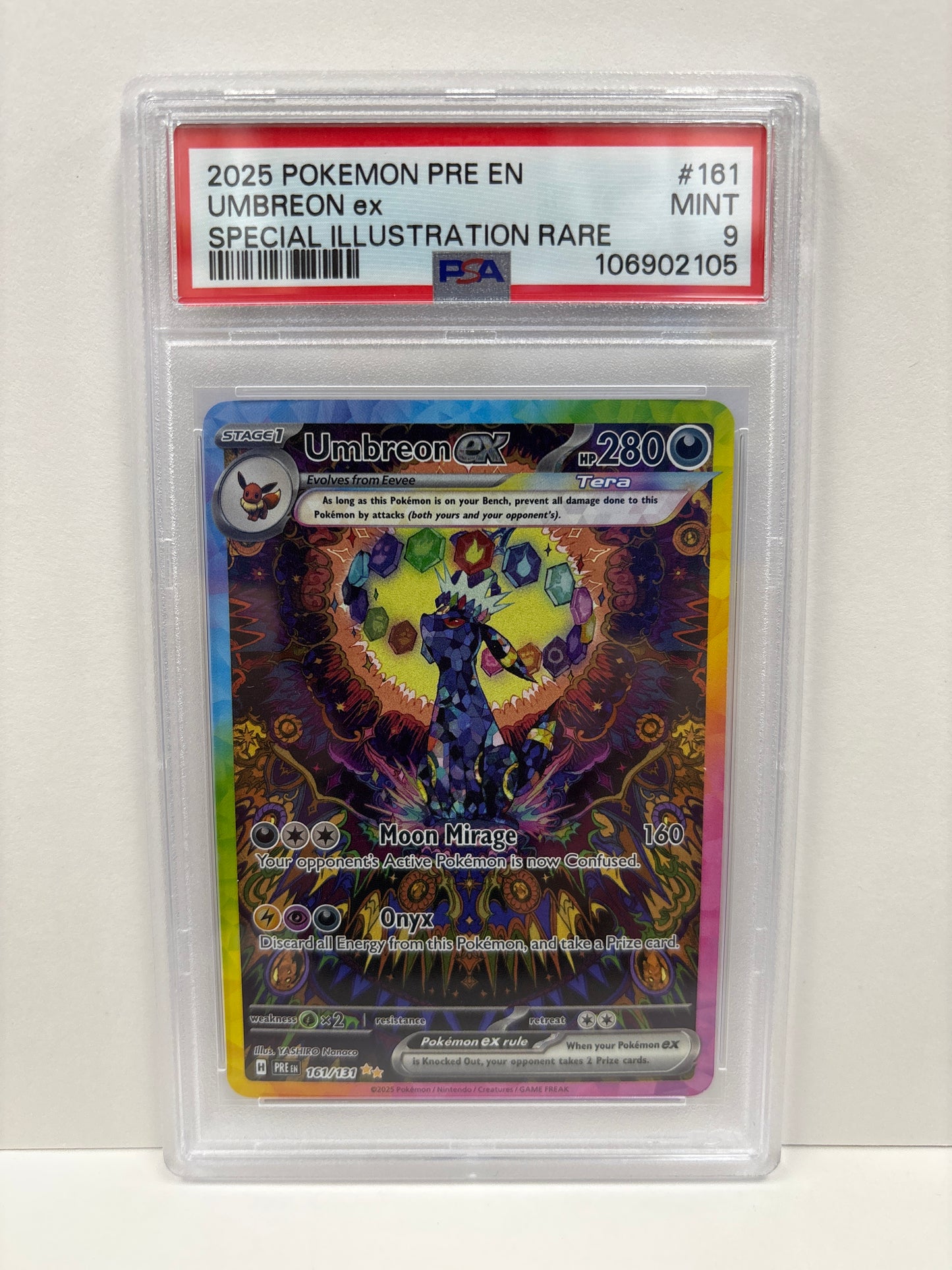 Pokemon Umbreon ex 161/131 PSA 9