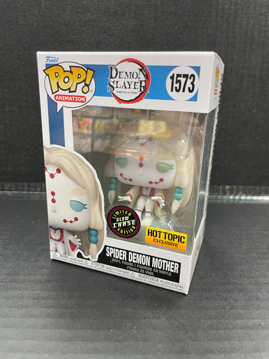 Funko Pop! Animation Demon Slayer Spider Demon Mother 1573 Glow Chase Hot Topic Exclusive (Grade A)