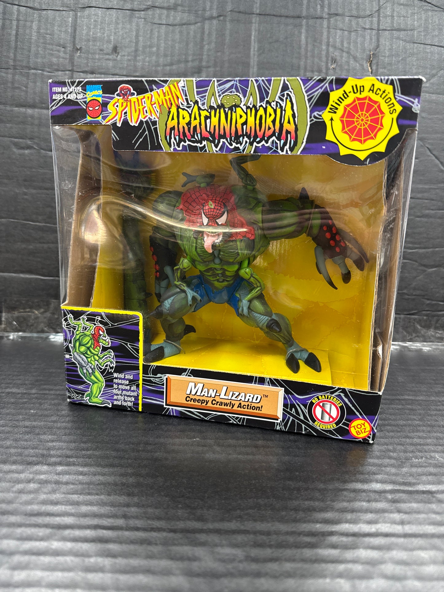 Spider-Man The Animated Series Arachniphobia Man-Lizard Vintage NEW SEALED 1996