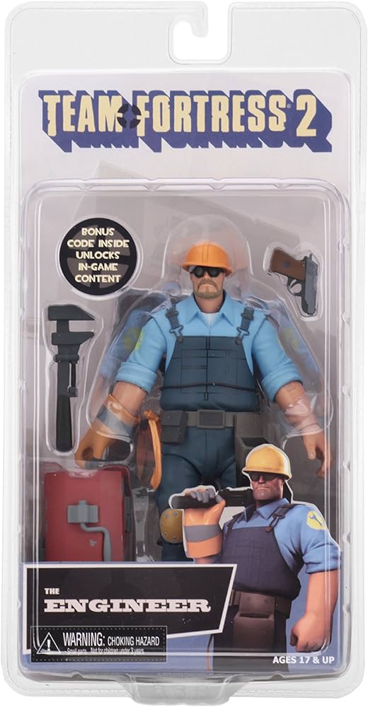 NECA Team Fortress BLU The Engineer – Zapp! Comics