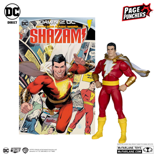 SHAZAM! (DAWN OF DC) 7IN FIGURE WITH COMIC (PAGE PUNCHERS)