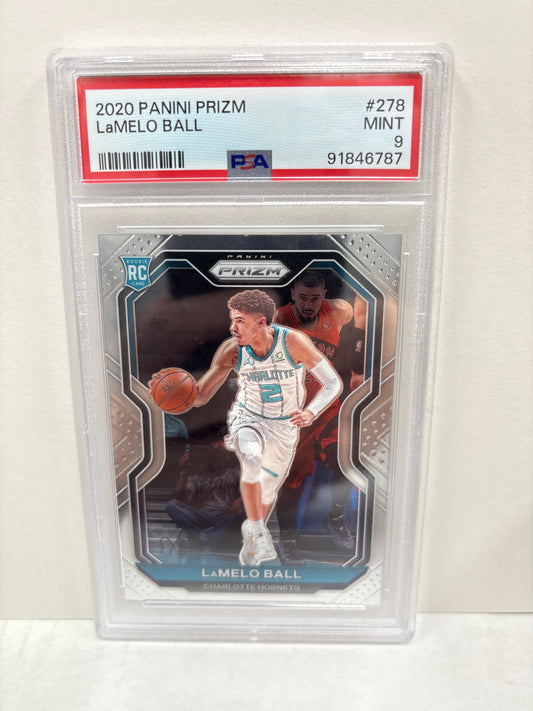 2020 Panini Prizm LaMelo Ball #278 PSA 9