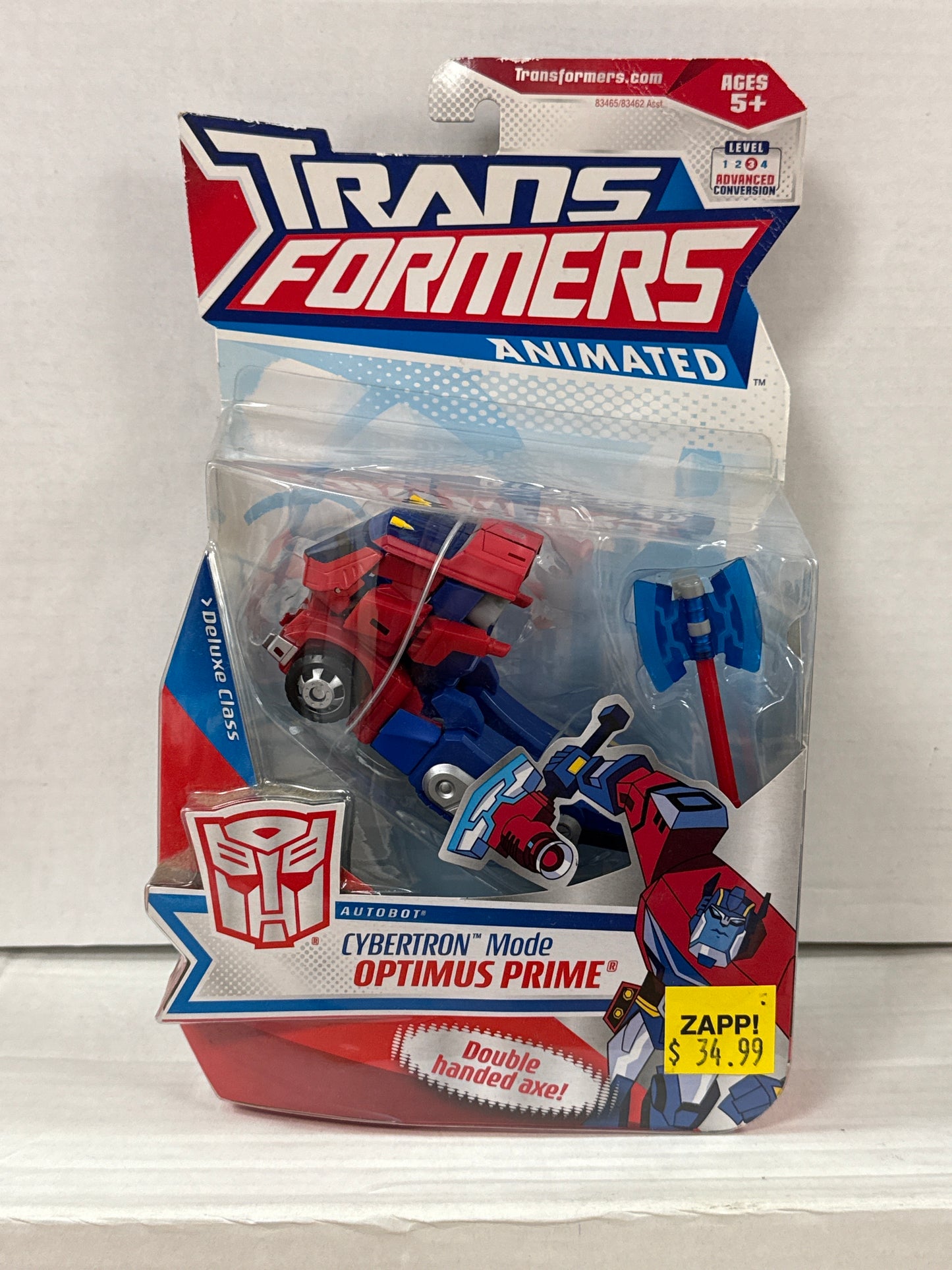 Transformers Animated Deluxe Class Cybertron Mode Optimus Prime