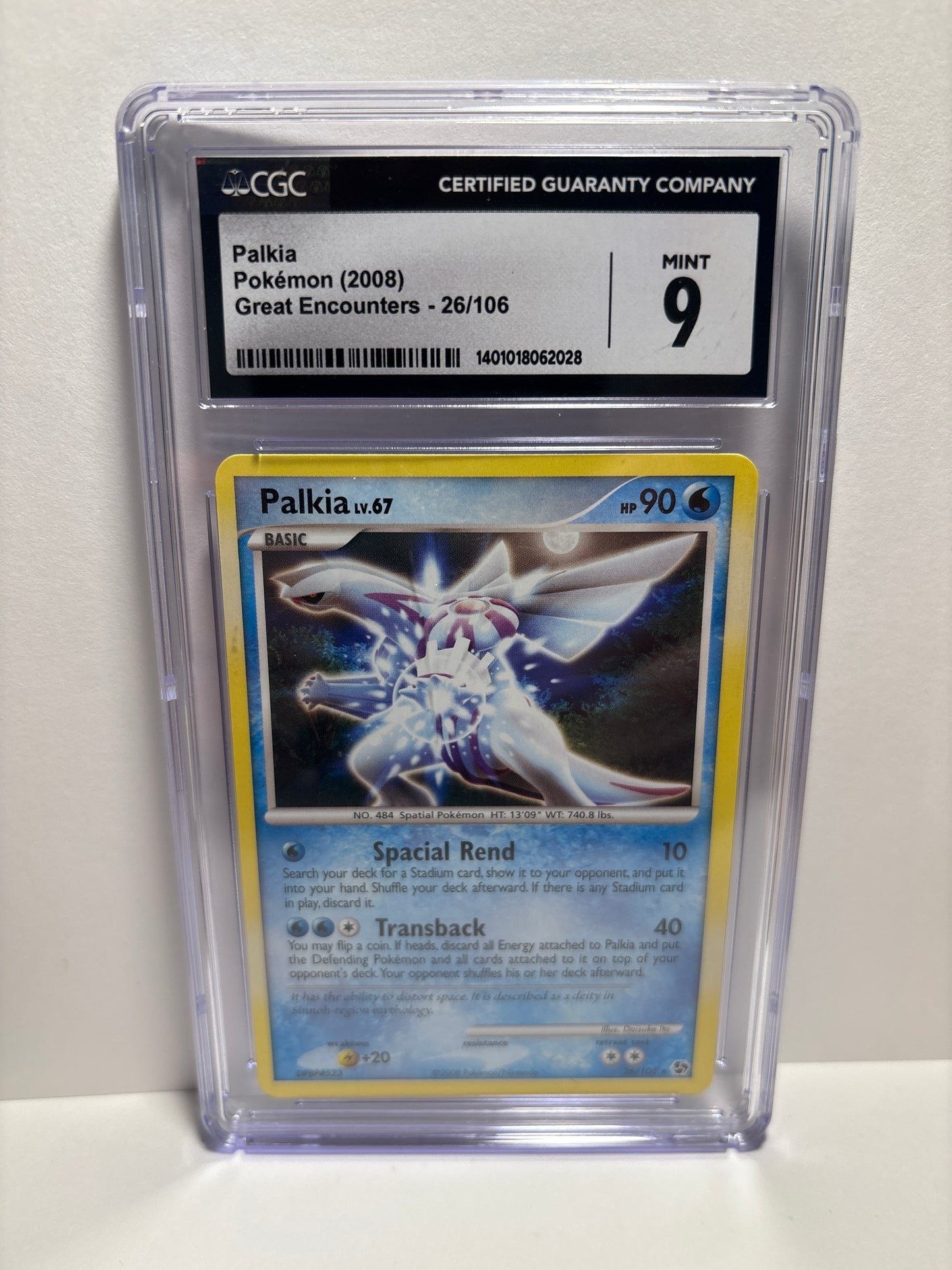 Pokemon Palkia 26/106 CGC 9