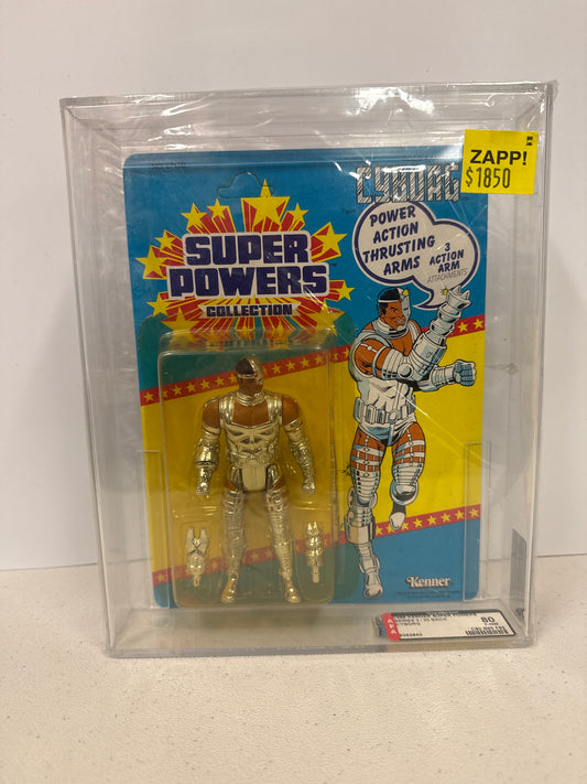 1986 Kenner Super Powers Series 3 Cyborg AFA 80
