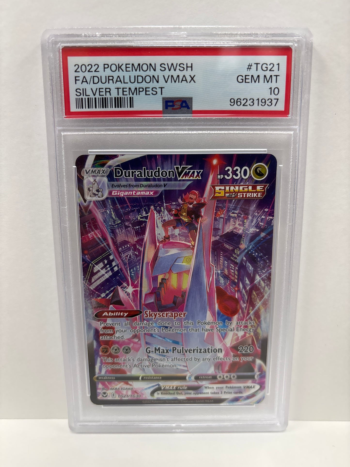 Pokemon Duraludon VMAX TG21/TG30 PSA 10