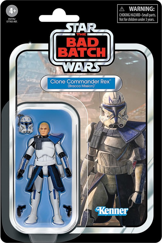 Star Wars The Bad Batch TVC Clone Commander Rex (Bracca Mission) 3.75” Figures