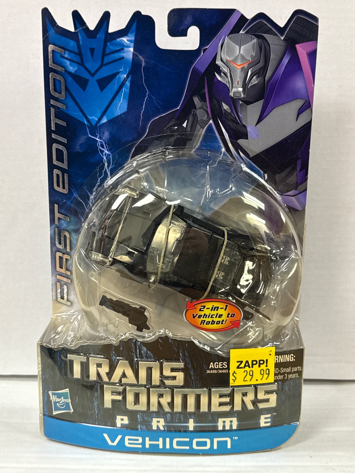 Transformers Prime Vehicon First Edition