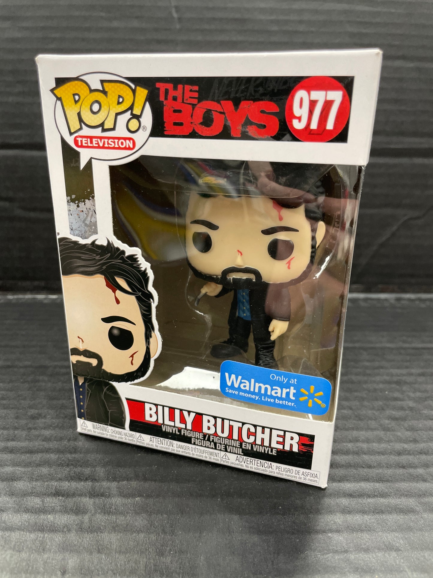 Funko Pop! The Boys Billy Butcher 977 Walmart Exclusive (Grade B)