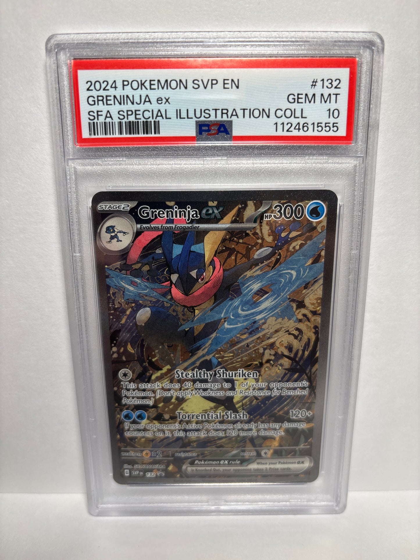 Pokemon Greninja ex 132 PSA 10