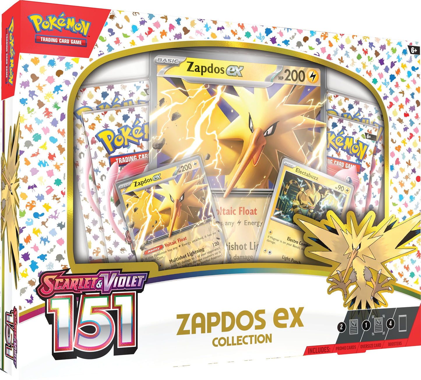 Pokemon Scarlet & Violet 151 Zapdos Ex Box