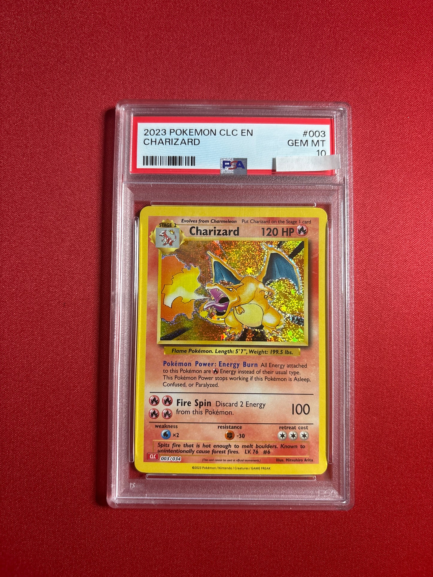 Pokemon Charizard 003/034 (2023) PSA 10