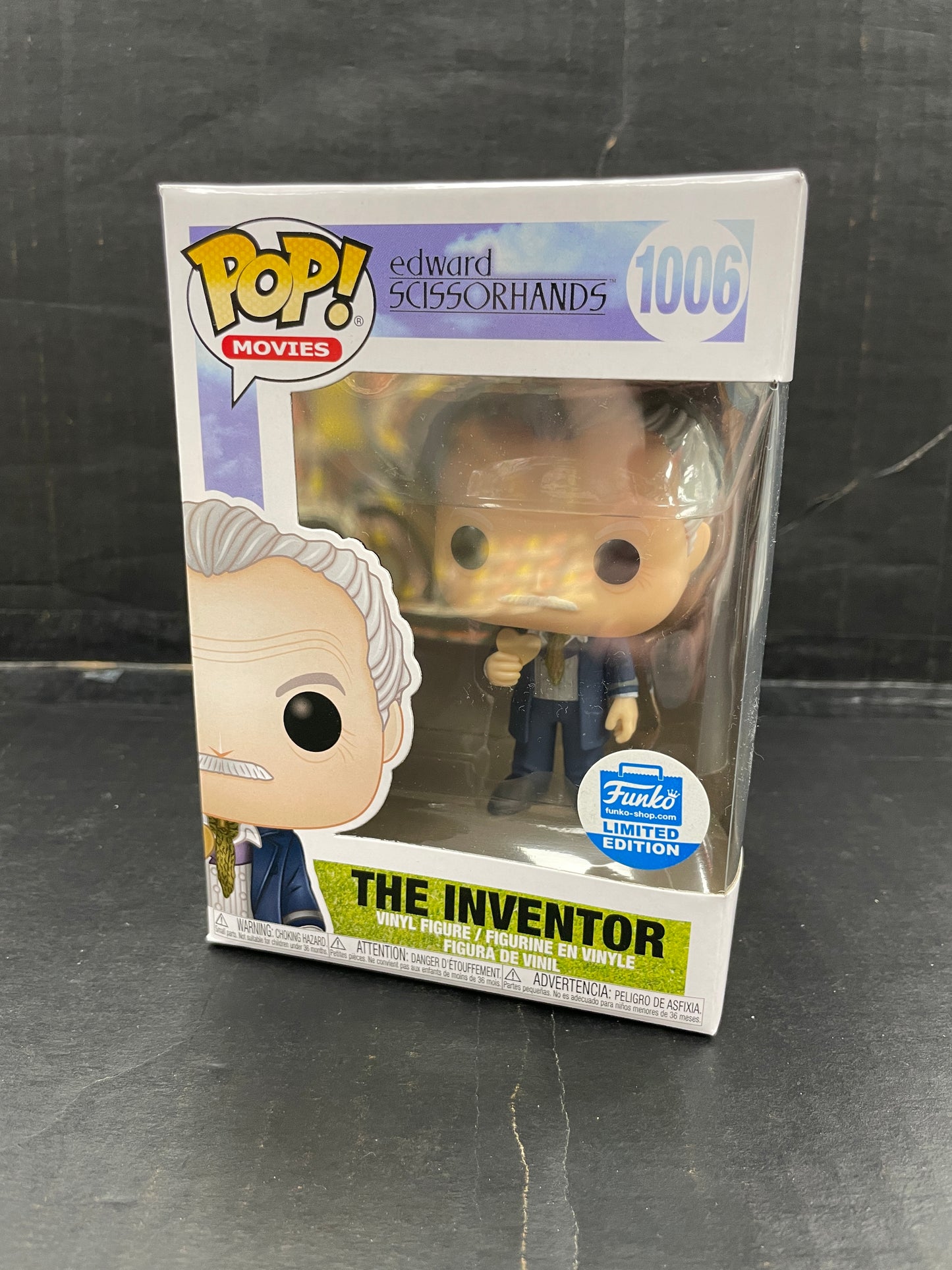 Funko Pop Movies Edward Scissorhands The Inventor 1006 Funko Shop Exclusive (Grade A)