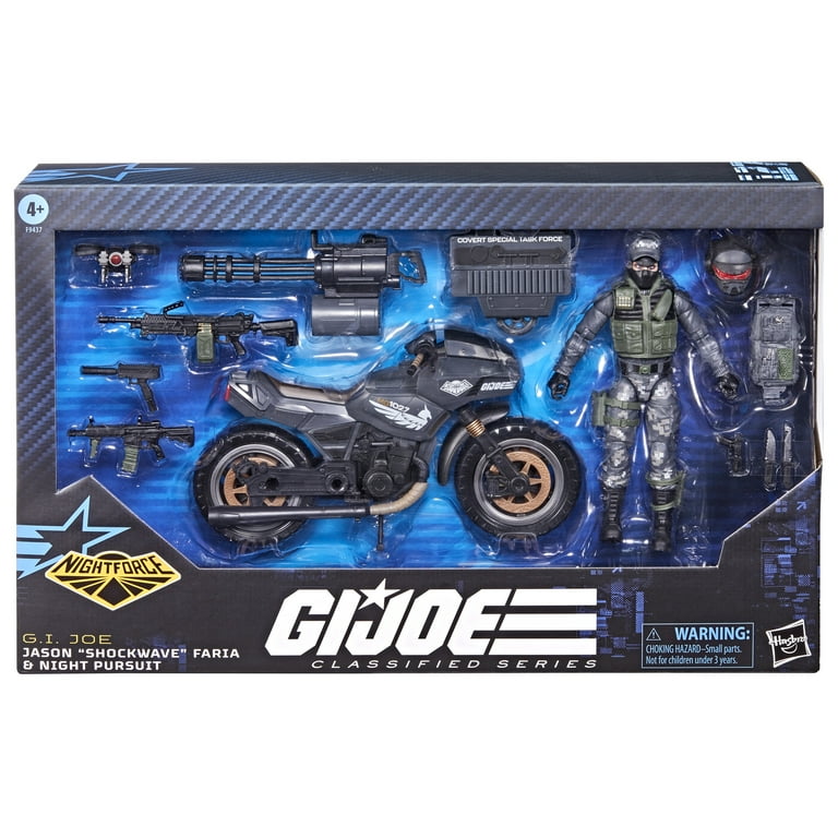 GI Joe Classified Series Jason “Shockwave” Faria & Night Pursuit