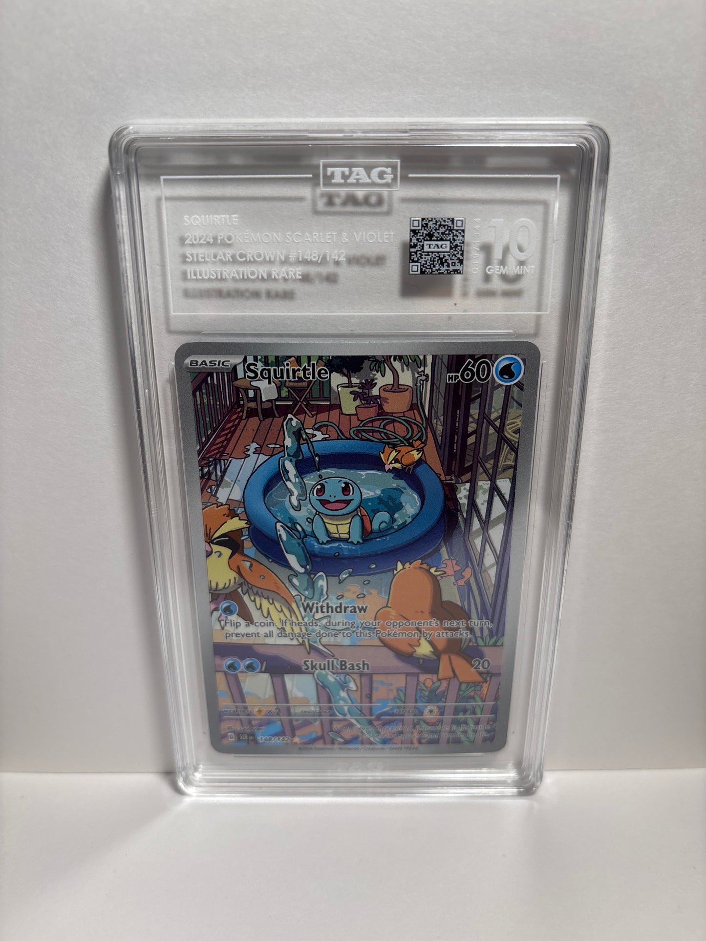 Pokemon Squirtle 148/142 TAG 10