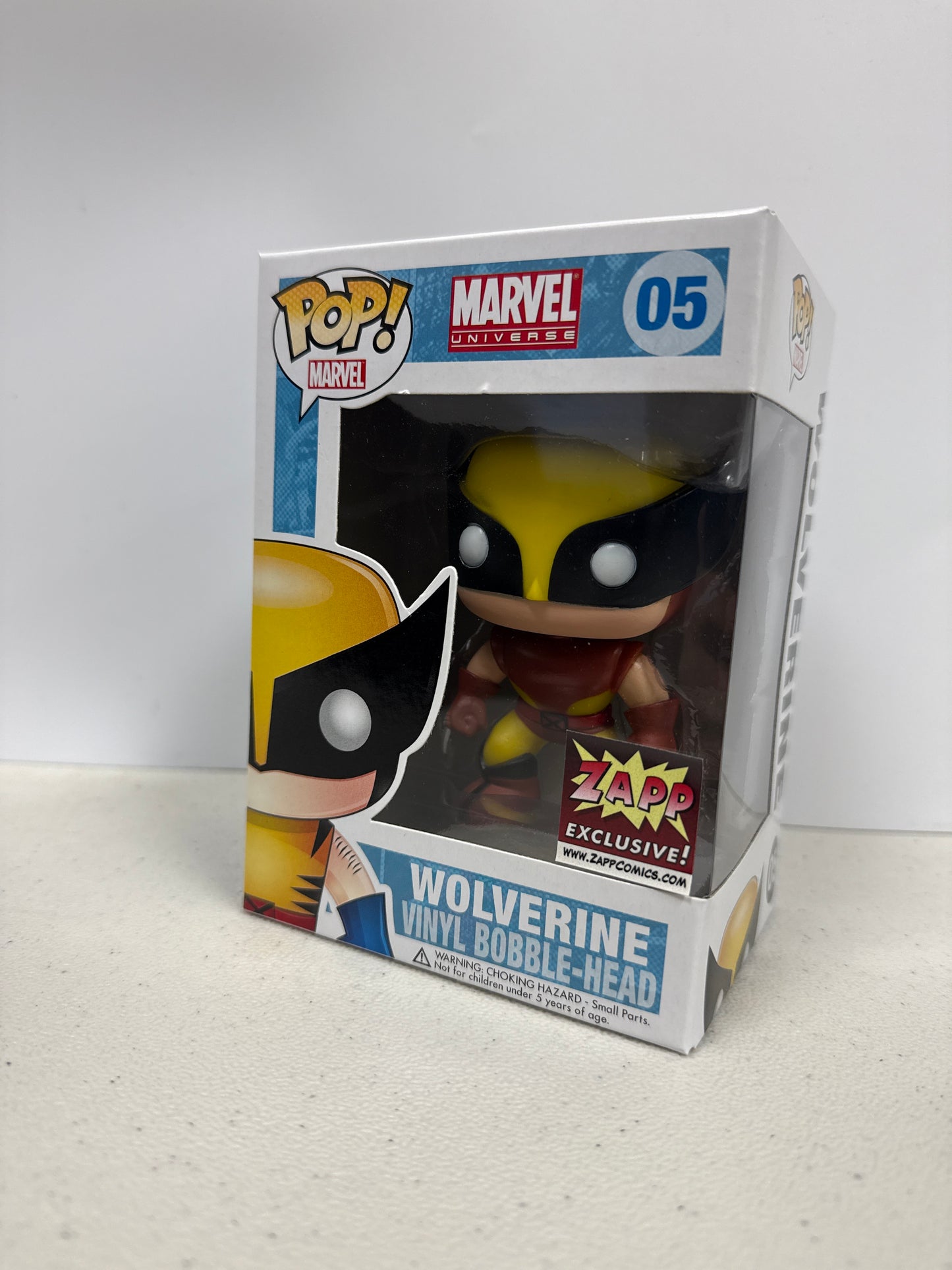 Funko Pop! Wolverine 05 Zapp Comics Exclusive (Brown Suit) (Grade A-)