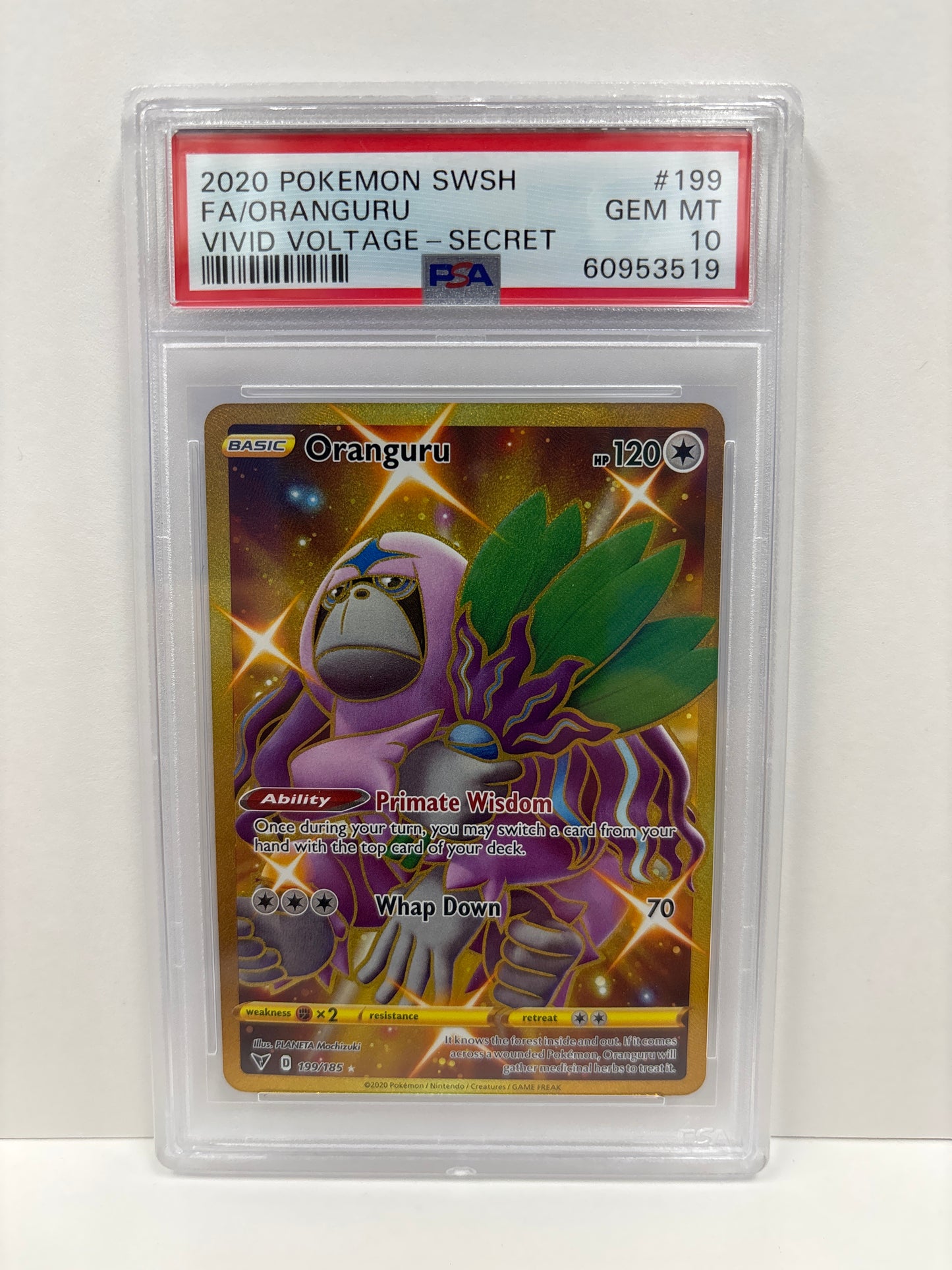 Pokemon Oranguru 199/185 PSA 10
