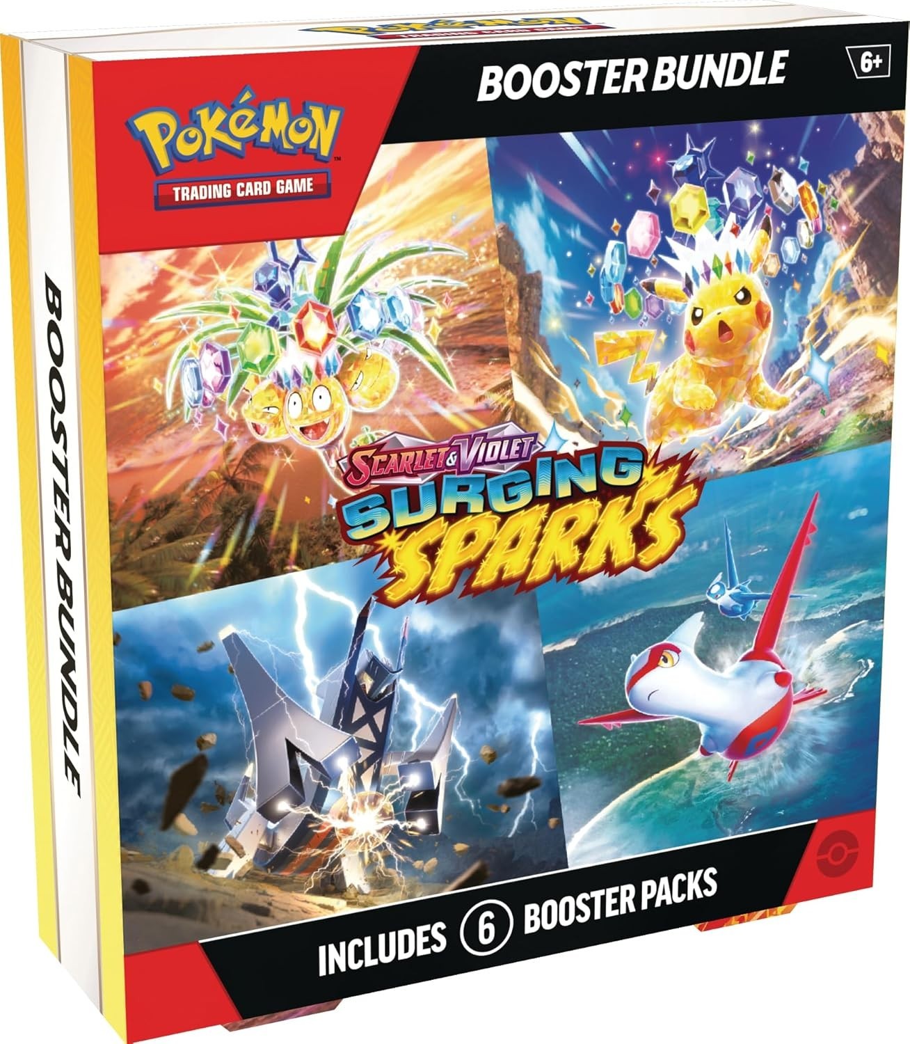 pokemon booster bundle box dimensions Pokemon Scarlet & Violet Surging Sparks Booster Bundle Box – Zapp! Comics