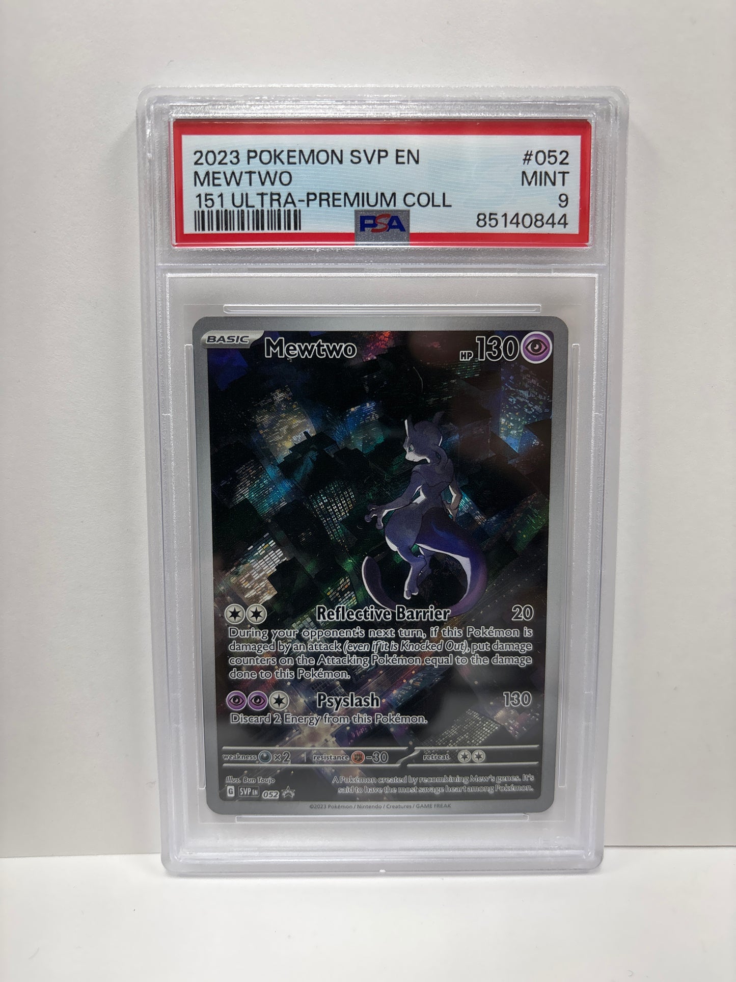 Pokemon Mewtwo 052 PSA 9