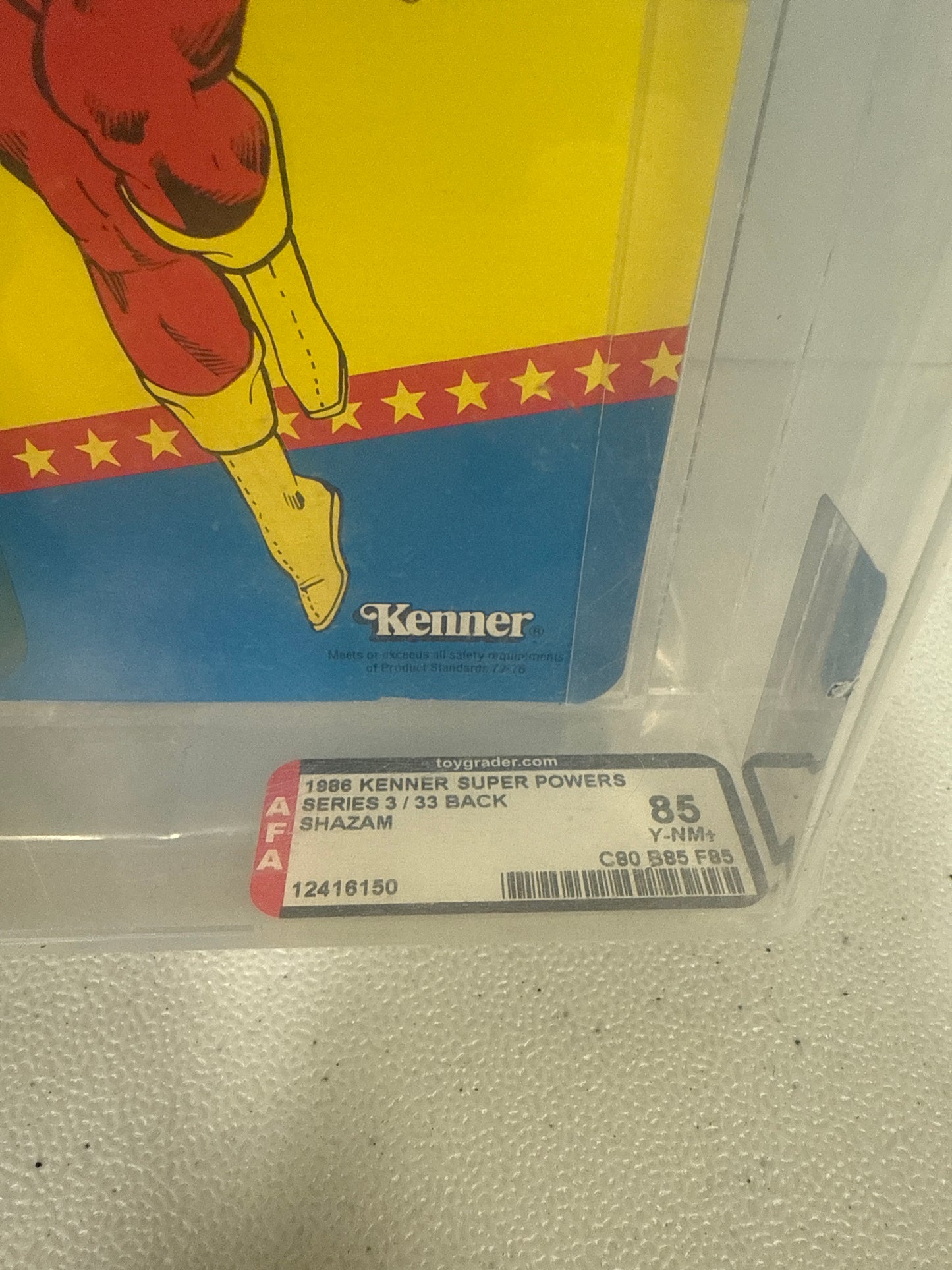 1986 Kenner Super Powers Series 3 Shazam AFA 85