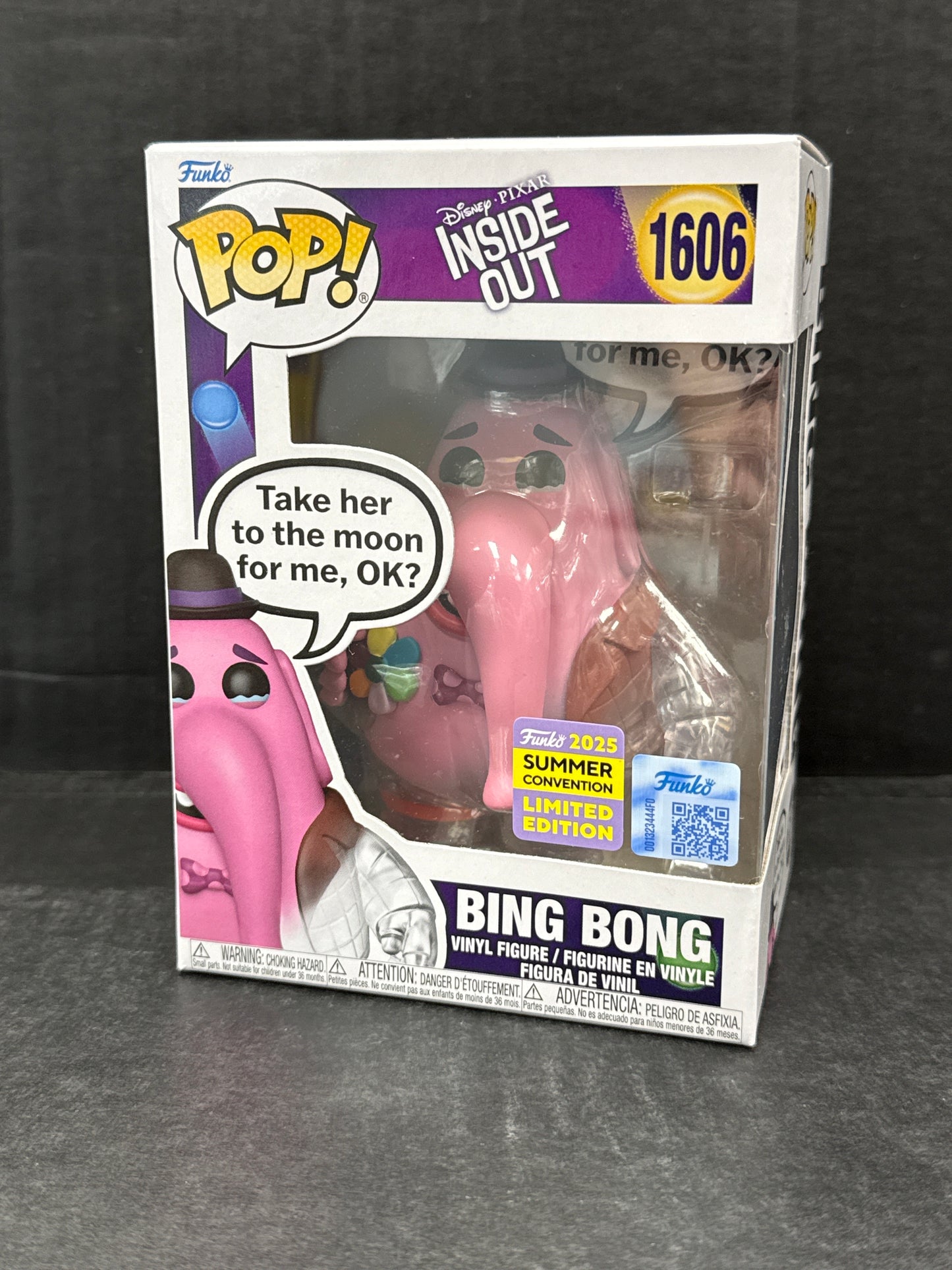 Funko Pop! Inside Out Bing Bong 1606 Summer Convention Exclusive (Grade A)