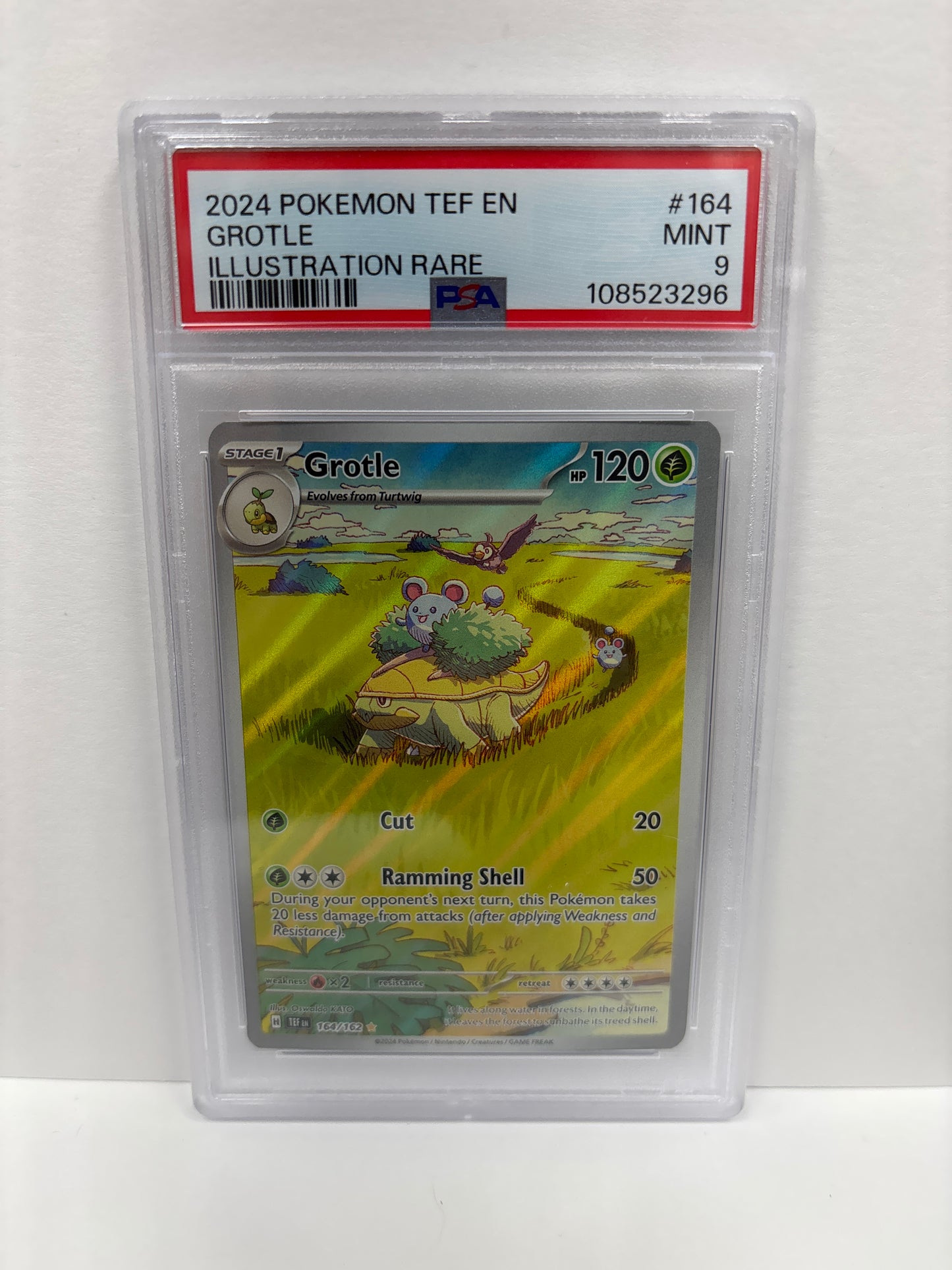 Pokemon Grotle 164/162 PSA 9