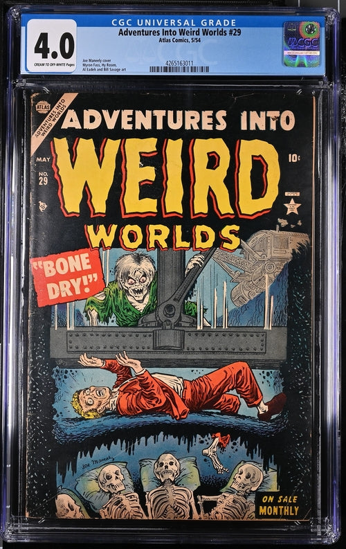 Adventures Into Weird Worlds #29 CGC Graded 4.0