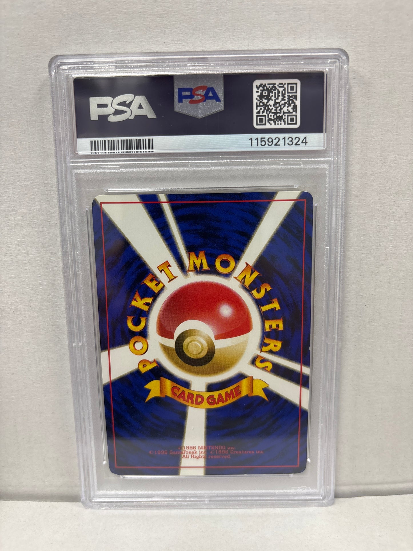 Pokemon Japanese Misty’s Tears (1998) PSA 6
