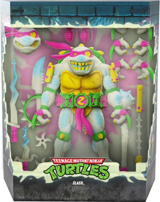 Super7 Ultimates! Teenage Mutant Ninja Turtles Slash Glow in the Dark