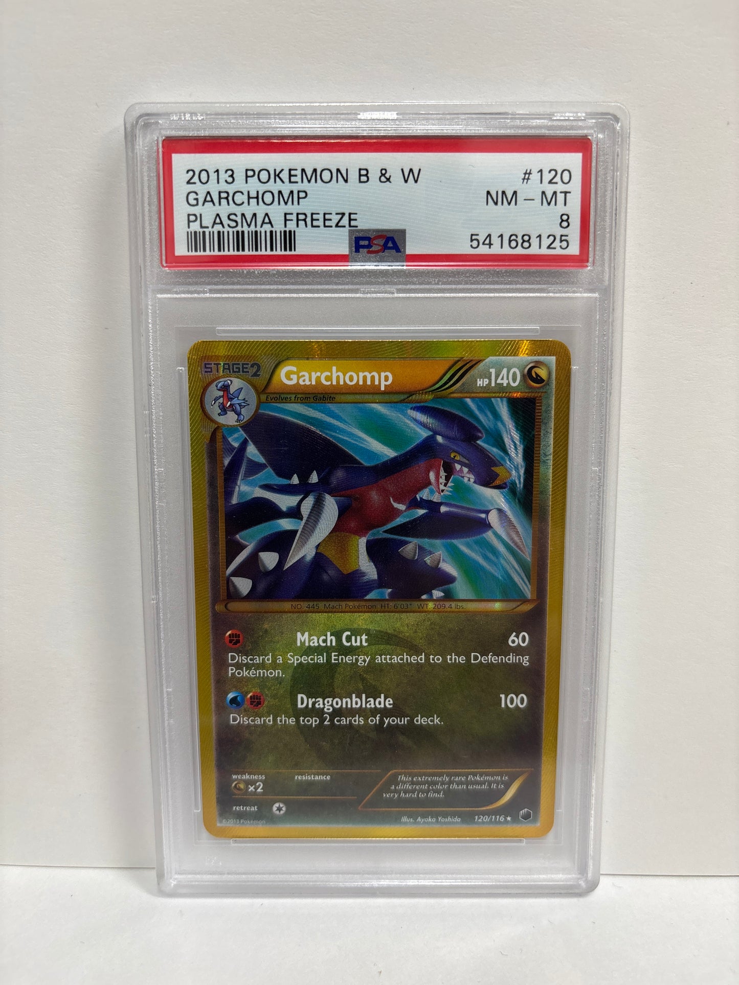 Pokemon Garchomp 120/116 PSA 8