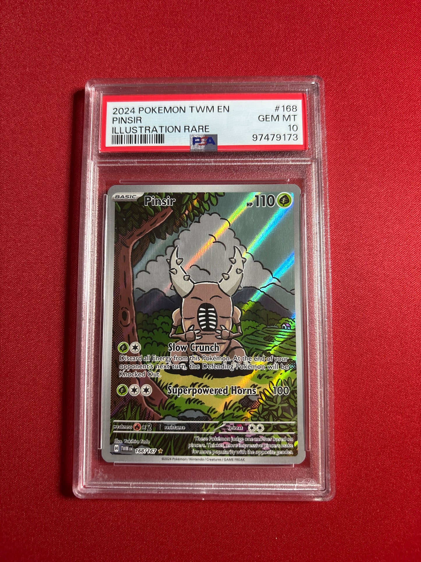 Pokemon Pinsir 168/167 PSA 10