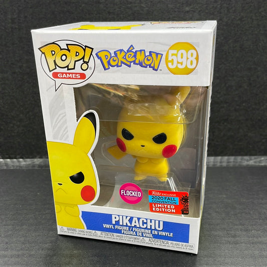 Funko Pop! Pokémon Pikachu 598 Flocked Fall Exclusive (Grade A)