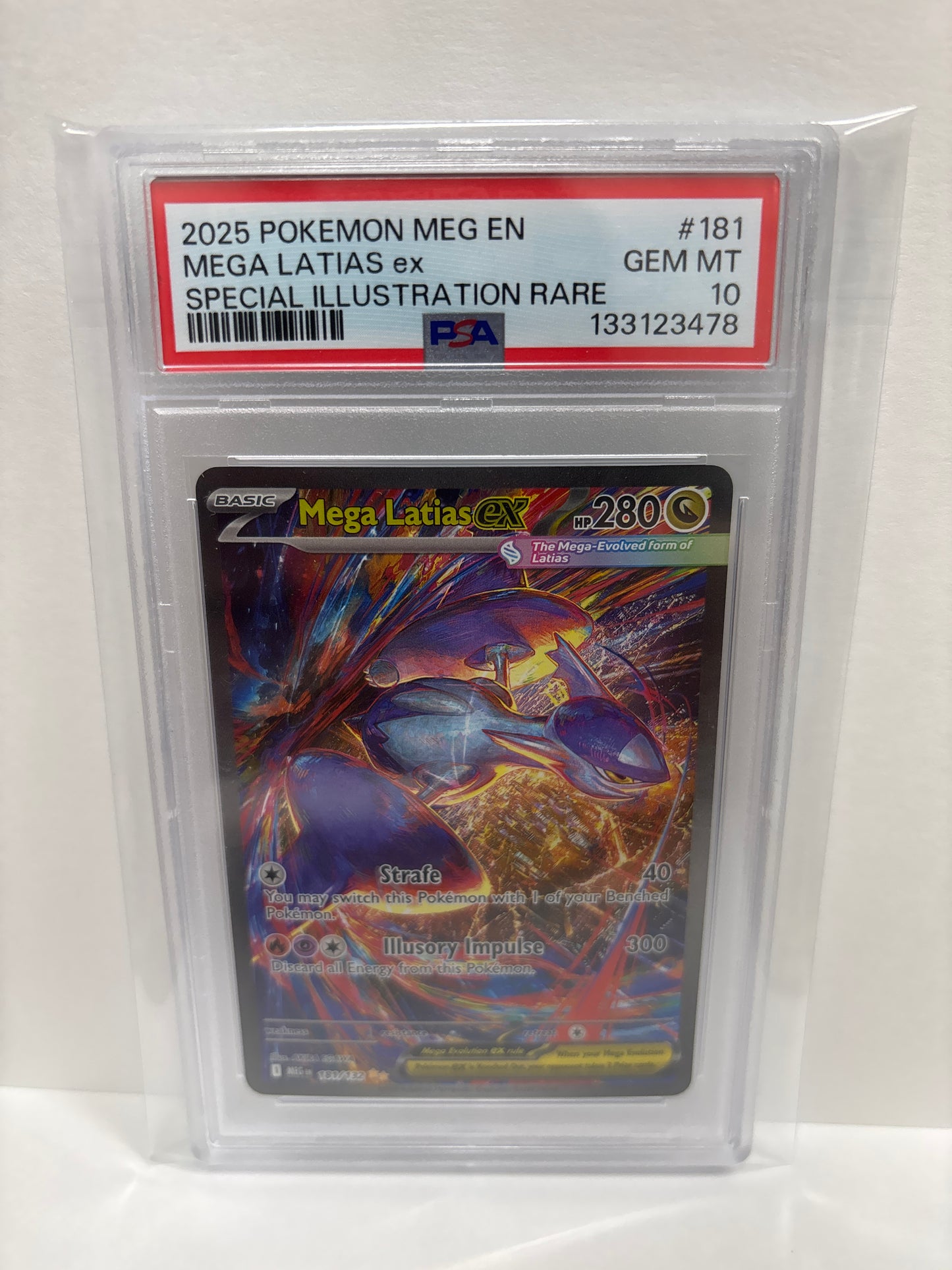 Pokemon Mega Latias ex 181/132 PSA 10