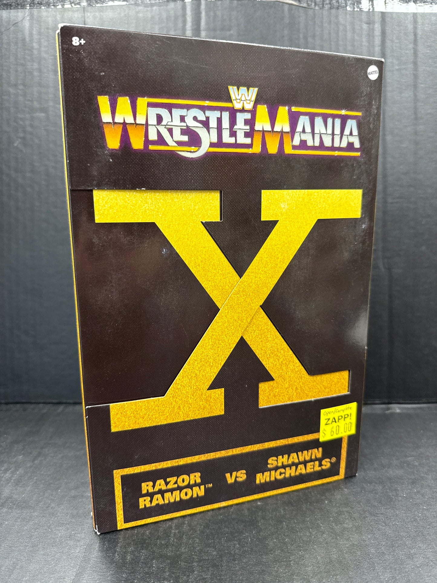WWE Elite Wrestlemania X Razor Ramon vs Shawn Michaels (Open Box/Complete)
