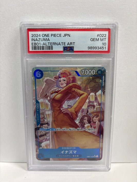 One Piece TCG JP Inazuma EB01-022 PSA 10