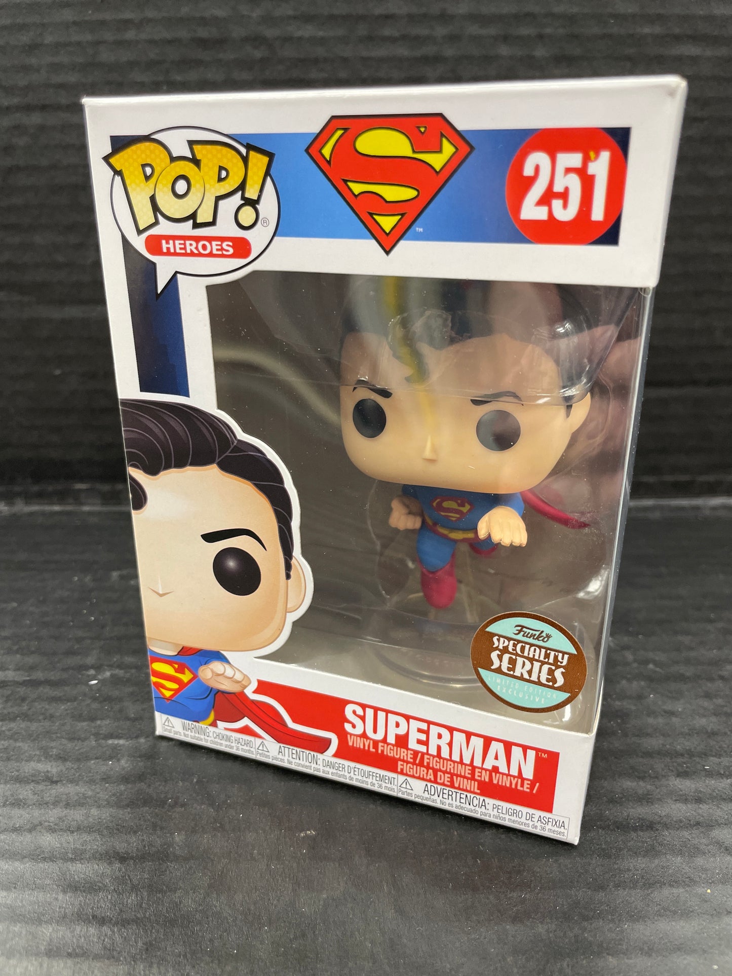 Funko Pop! DC Heroes Superman 251 Specialty Series (Grade A-)