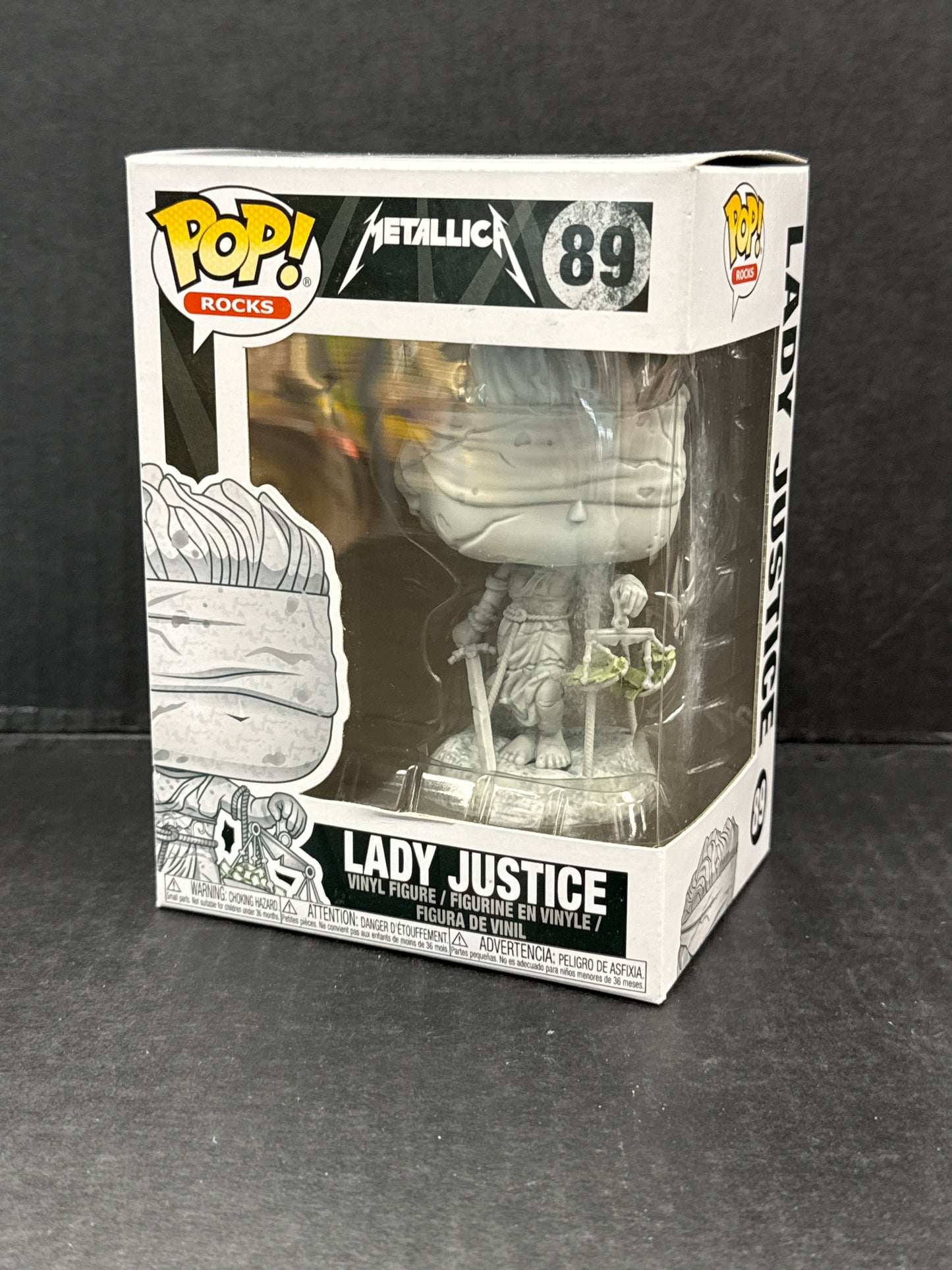 Funko Pop! Metallica Lady Justice 89 (Grade B)