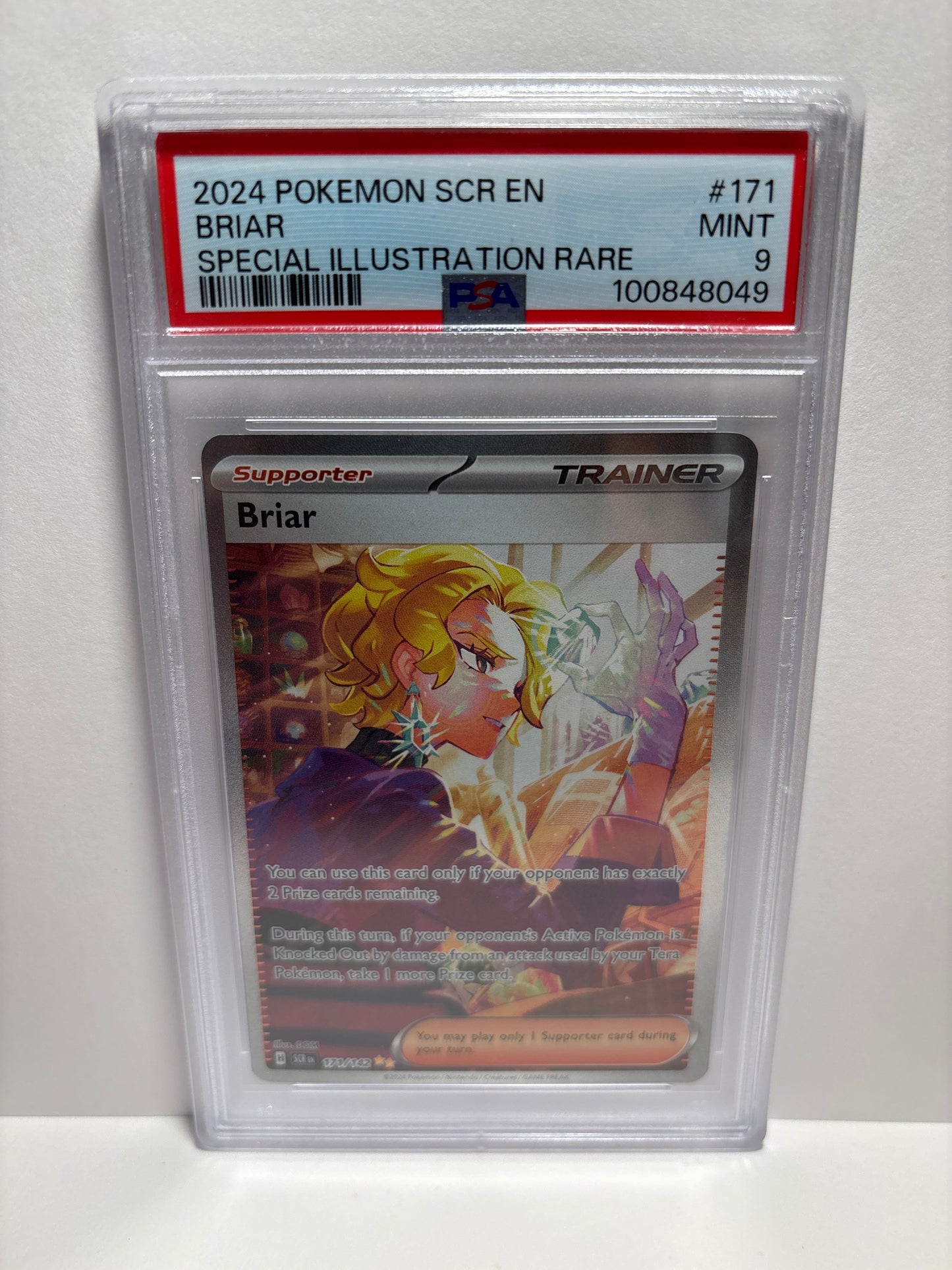 Pokemon Briar 171/142 PSA 9