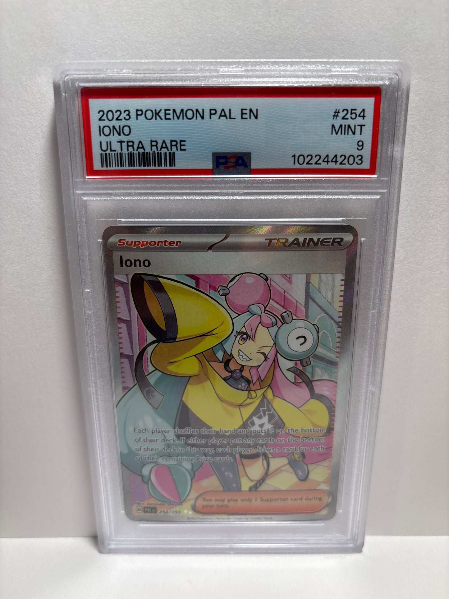 Pokemon Iono 254/193 PSA 9